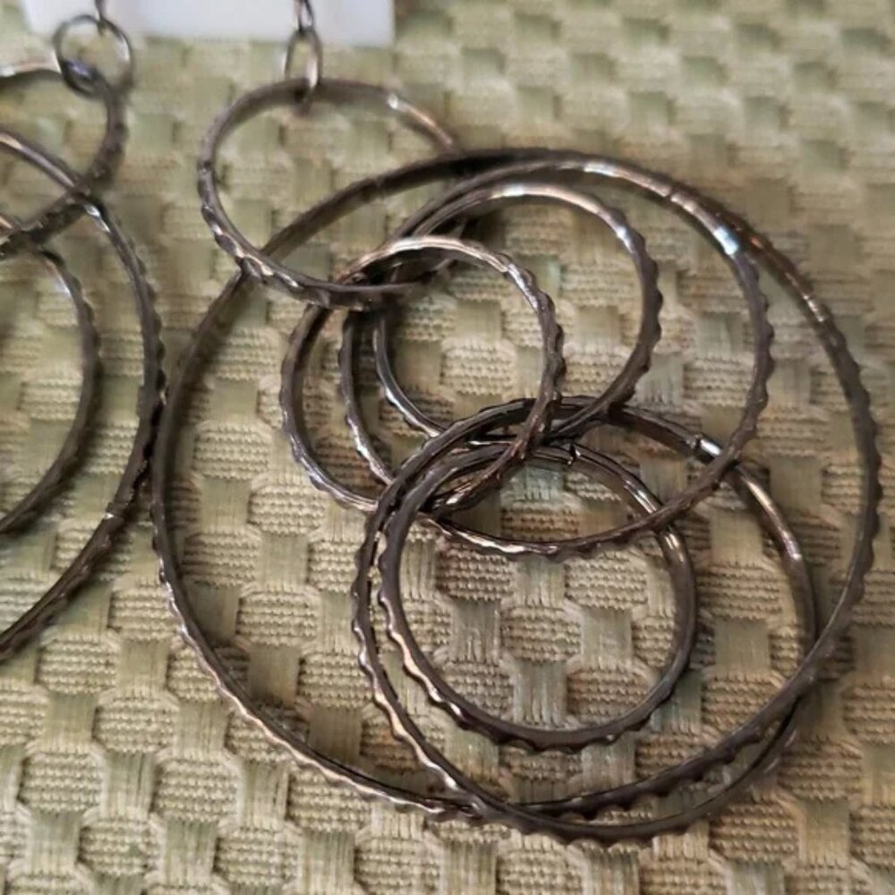 Dangle Earrings + Small Bag by Bare Escentuals 2 items in bronze